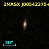 2MASX J00542375+0056339