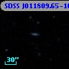 SDSS J011809.65-100841.7