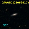 2MASX J02062917+0042235