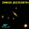 2MASX J02353870+0113373