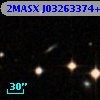 2MASX J03263374+0040579