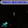 2MASX J03310736+0034184