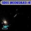 SDSS J033650.83-073651.0