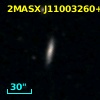 2MASX J11003260+0300053