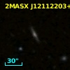2MASX J12112203+0323318