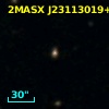 2MASX J23113019+0008246
