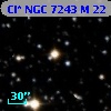 Cl* NGC 7243      M      22