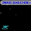 2MASS J14112436+7842165