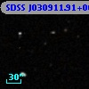 SDSS J030911.91+003427.8