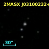 2MASX J03100232+0105345