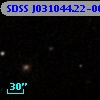 SDSS J031044.22-002956.0