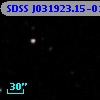 SDSS J031923.15-011229.5