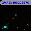 2MASX J03225576+0026479