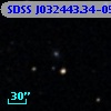 SDSS J032443.34-055926.4