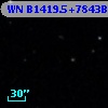 WN B1419.5+7843B