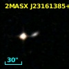 2MASX J23161385+0018279