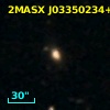 2MASX J03350234+0022544