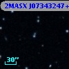 2MASX J07343247+2654106