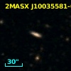 2MASX J10035581-0024082