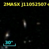 2MASX J11052507+0049440