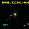 NVSS J222601+001542