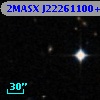 2MASX J22261100+0014154