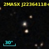 2MASX J22364118+0002340