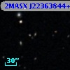 2MASX J22363844+0001455