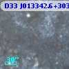 D33 J013342.6+303420.8