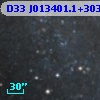 D33 J013401.1+303010.9