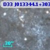 D33 J013344.1+303600.9