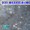 D33 J013337.4+303752.5