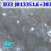 D33 J013351.6+303653.4