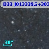 D33 J013338.5+302909.7
