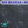 D33 J013353.8+303028.2