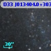 D33 J013404.0+303046.2
