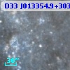 D33 J013354.9+303450.6