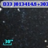 D33 J013414.8+303033.3