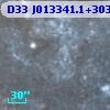 D33 J013341.1+303453.8