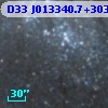D33 J013340.7+303054.5