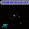 87GB 072625.8+672509