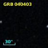GRB 040403