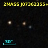 2MASS J07362355+6513205
