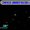 2MASS J00074530+2739250