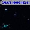 2MASS J00074824+2754108