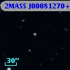 2MASS J00081270+2809597
