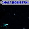 2MASS J00083679+2747561