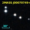 2MASS J00070749+2450422