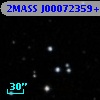 2MASS J00072359+2528540