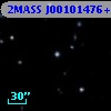2MASS J00101476+2611393
